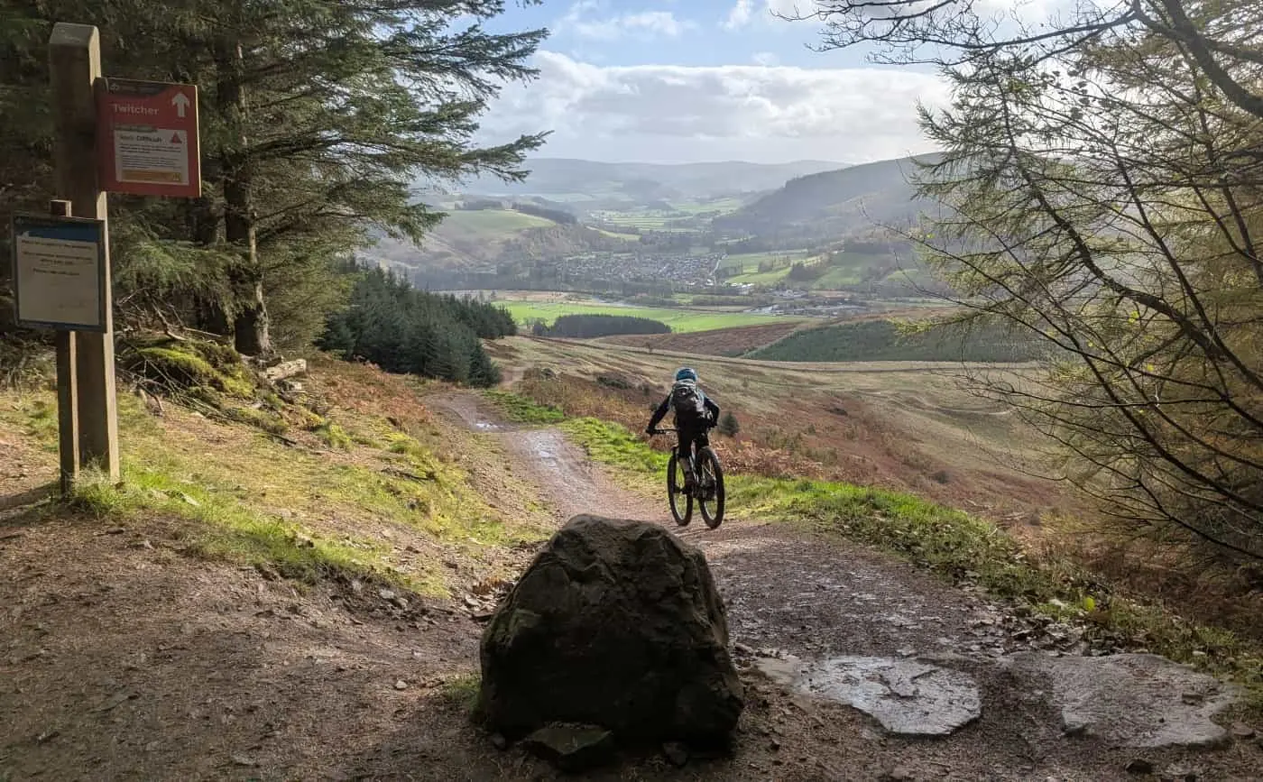 Glentress Twitcher rider